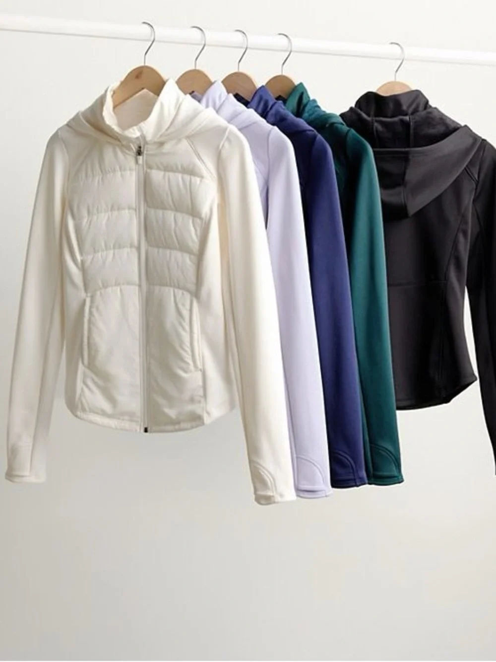 Women's Tek Gear® Hooded Mixed-Media Jacket Navy Medium